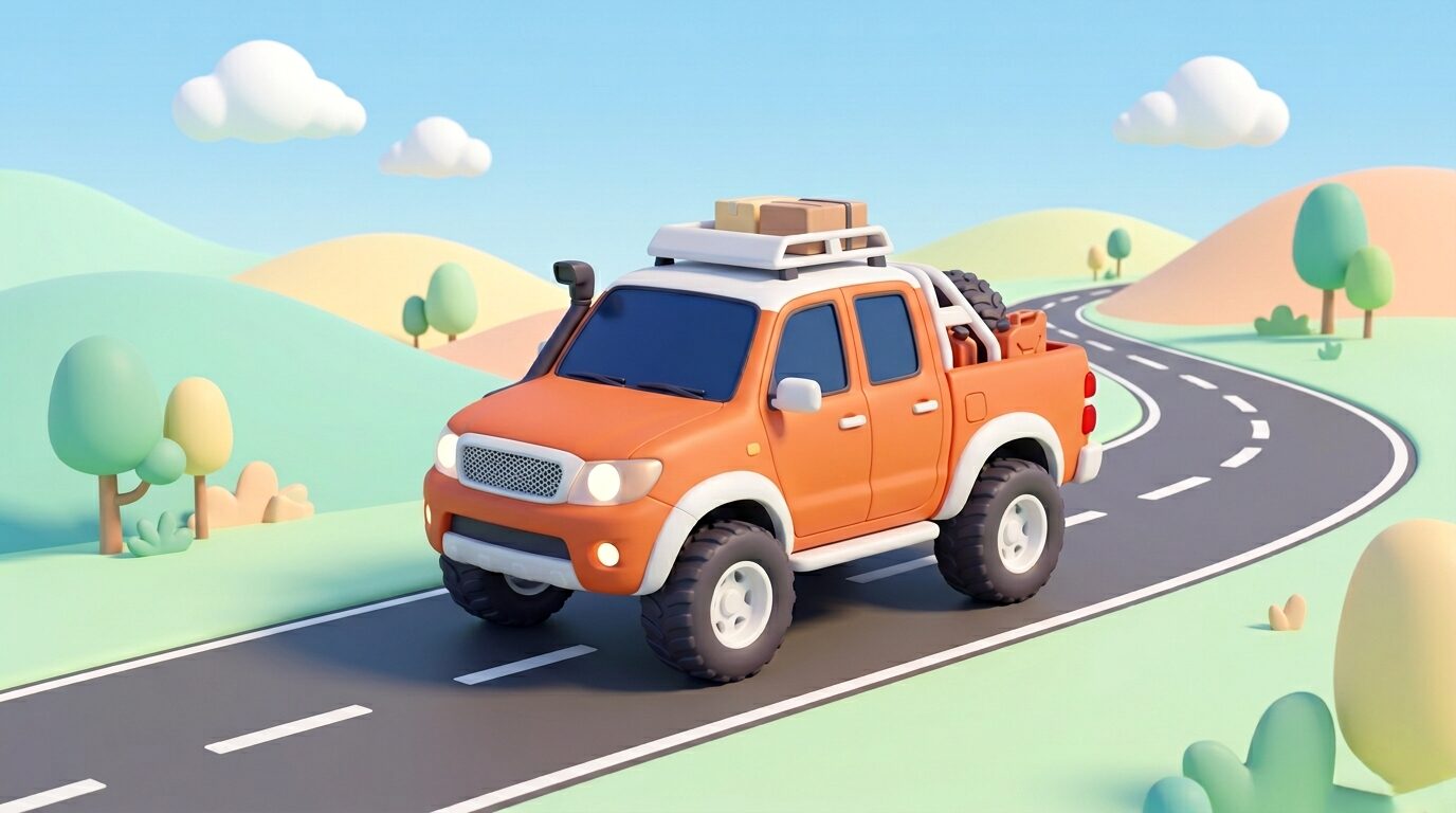 トヨタ ハイラックスはでかい？外観サイズ・取り回し・転回半径・乗り心地を徹底解説